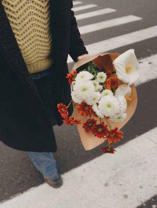 Stage floral installation
